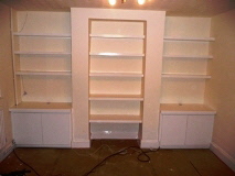 book shelves