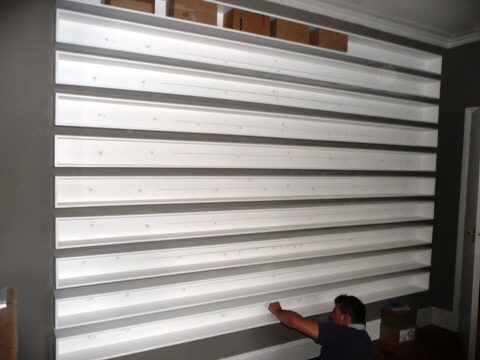 home office cabinets and shelving installations