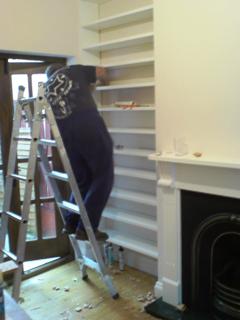 home office cabinets and shelving installations