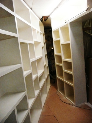 home office cabinets and shelving installations