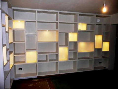 home office cabinets and shelving installations