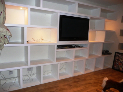 home office cabinets and shelving installations