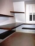 floating desk shelves