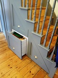 Under stairs storage