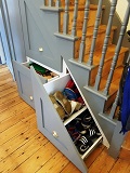 Under stairs storage