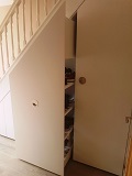 Under stairs storage