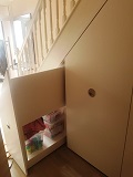 Under stairs storage
