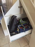 Under stairs storage