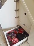 Under stairs storage