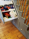 Under stairs storage
